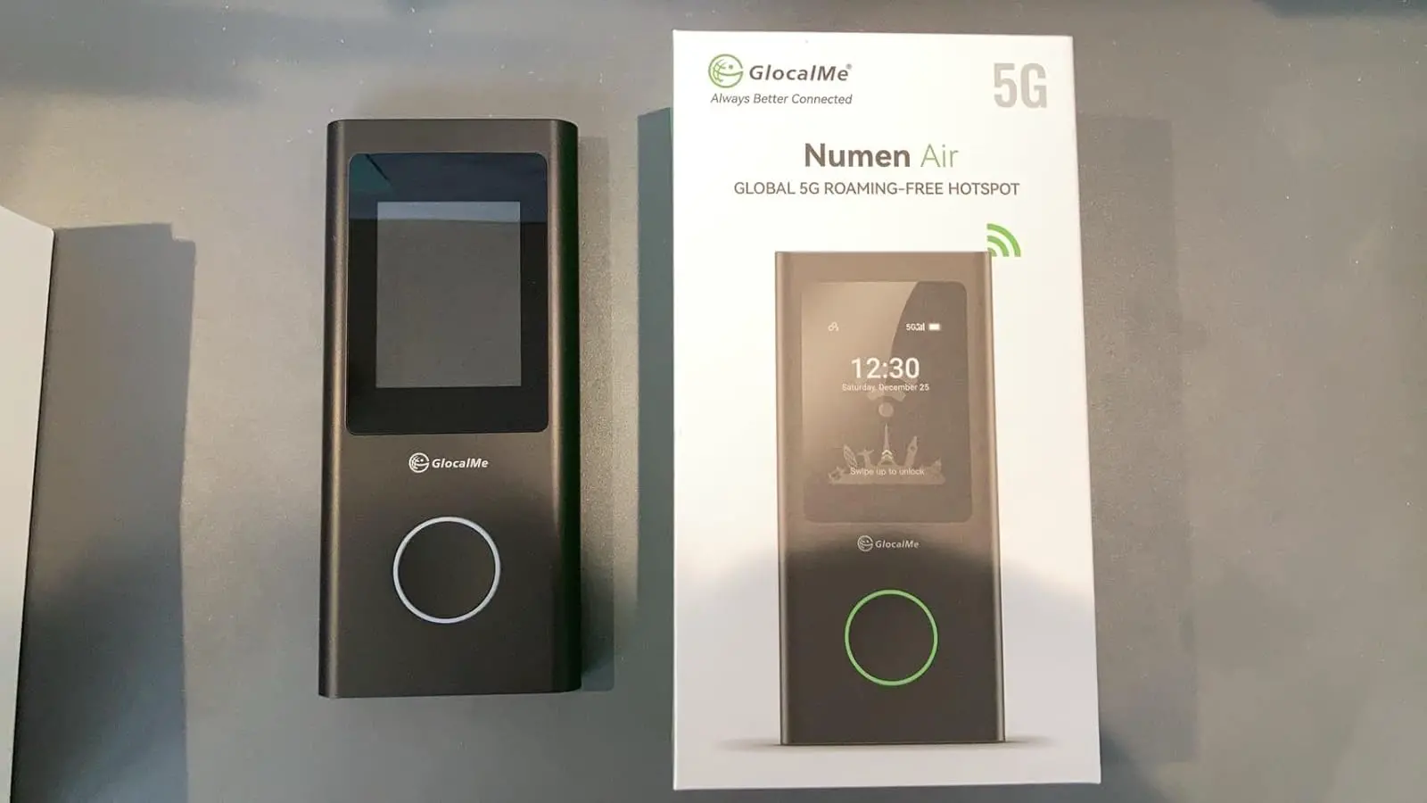GlocalMe Numen air U50 5G対応 世界通用ギガ 5400mAhバッテリー