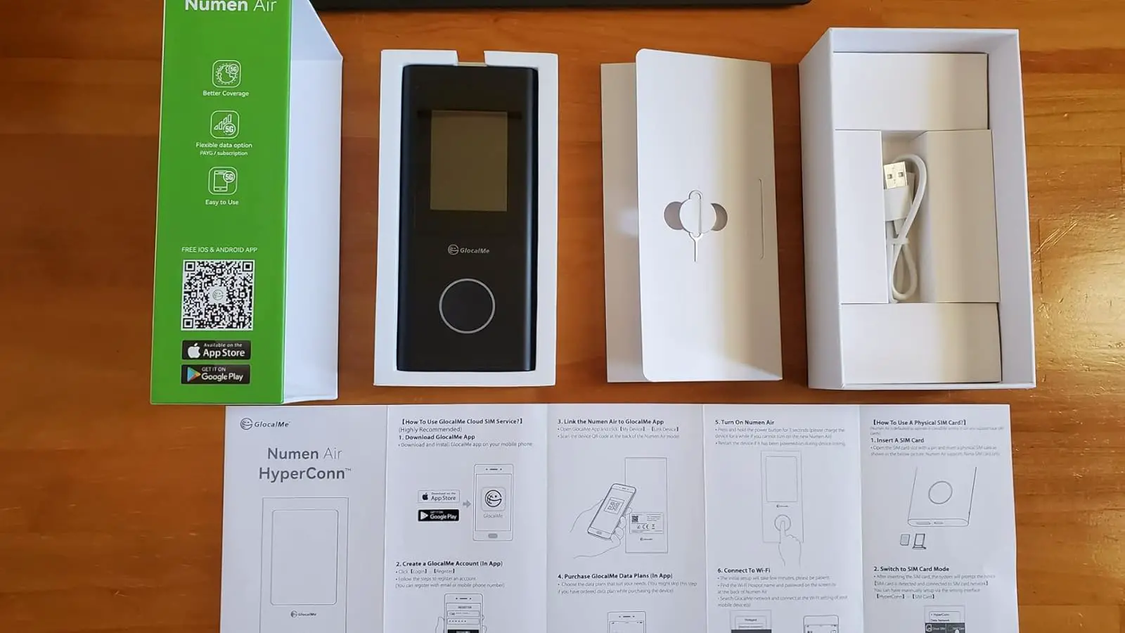 GlocalMe Numen air U50 5G対応 世界通用ギガ 5400mAhバッテリー