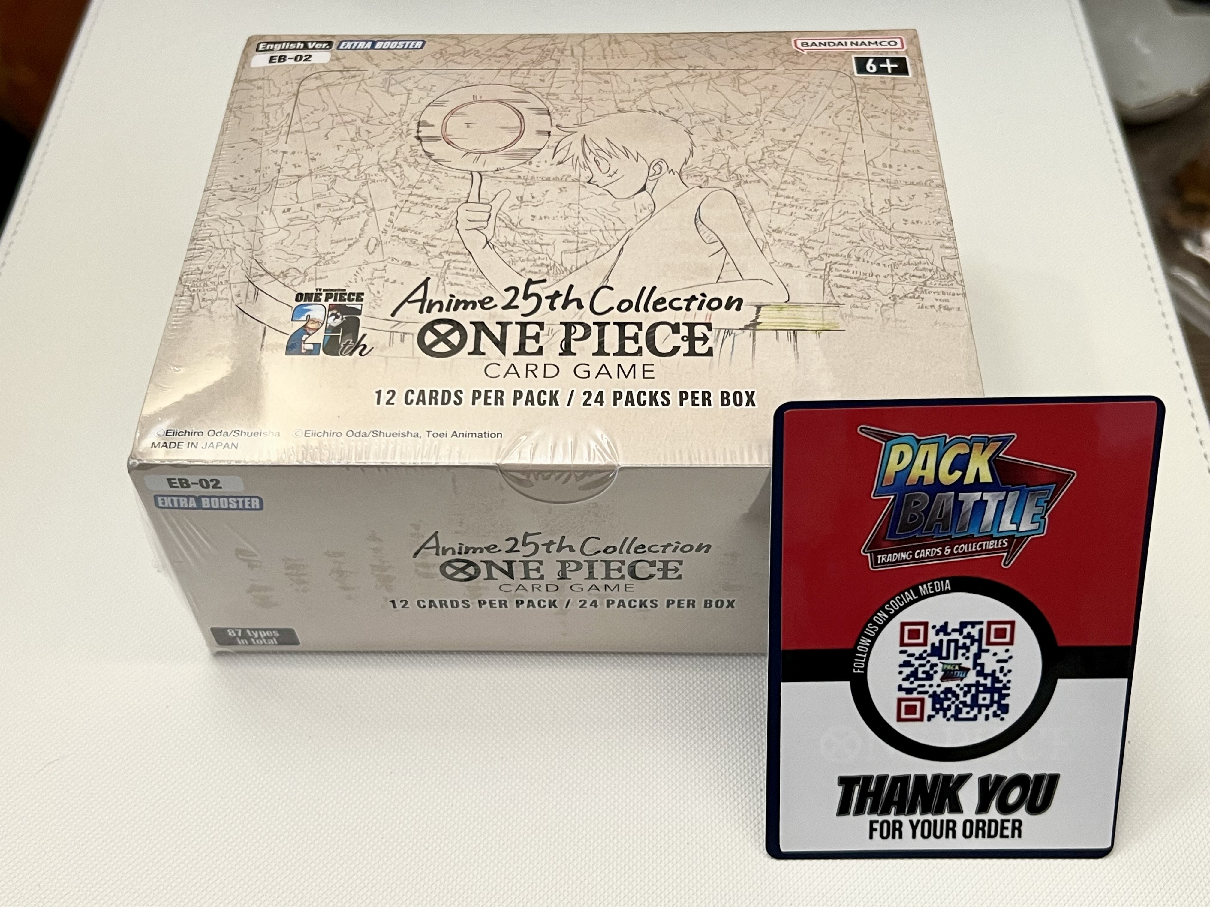 One Piece TCG: Memorial Collection - Booster Box EB-01 Pack Battle One Piece TCG: Memorial Collection - Booster Box EB-01 Pack Battle