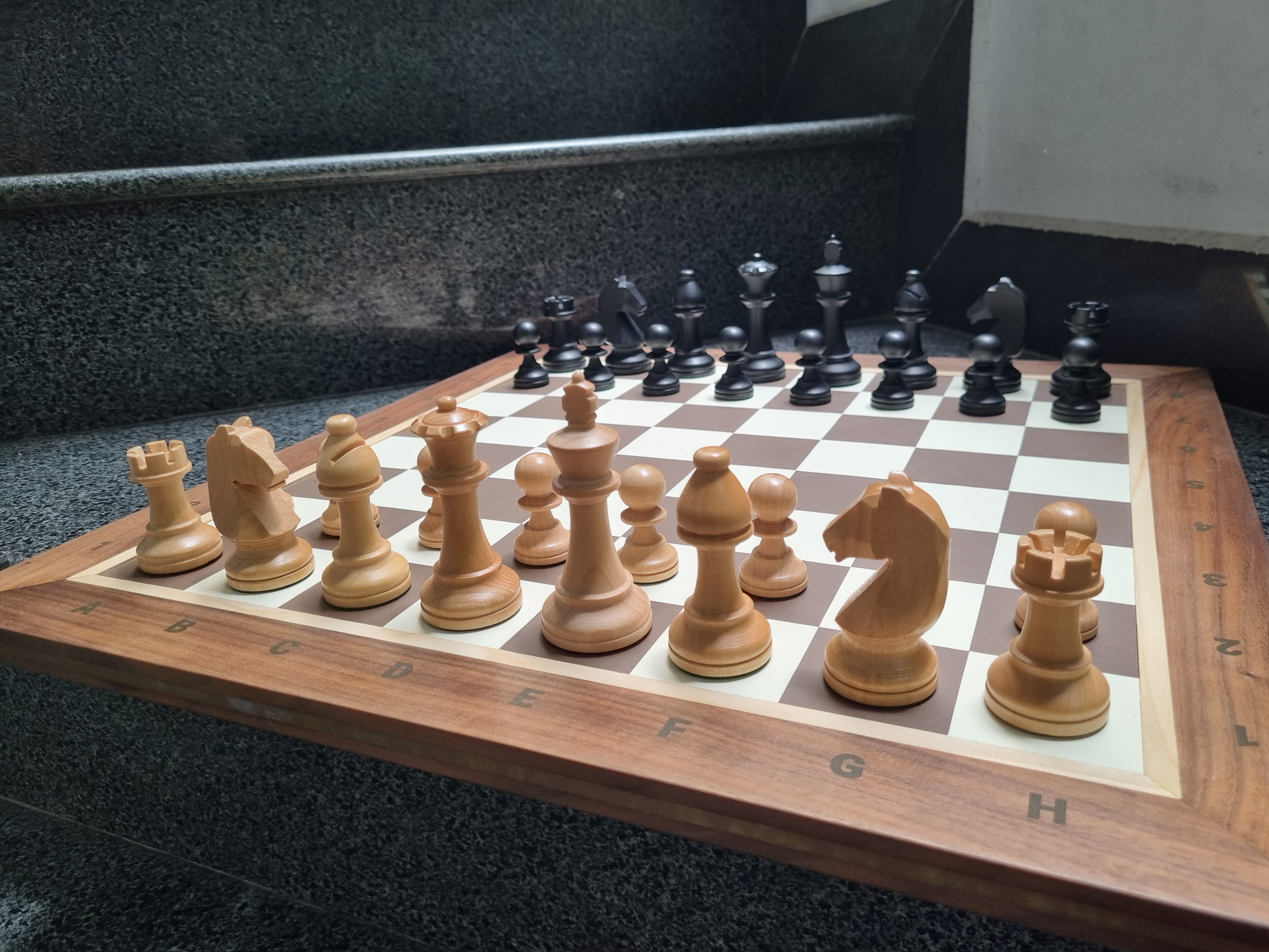 AMEROUS Wooden Chess Pieces Only Tournament Staunton AMEROUS Wooden Chess Pieces Only Tournament Staunton